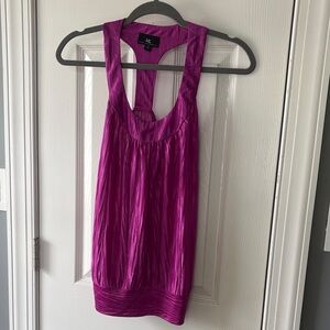 INC International Concepts Magenta Sleeveless Blouse